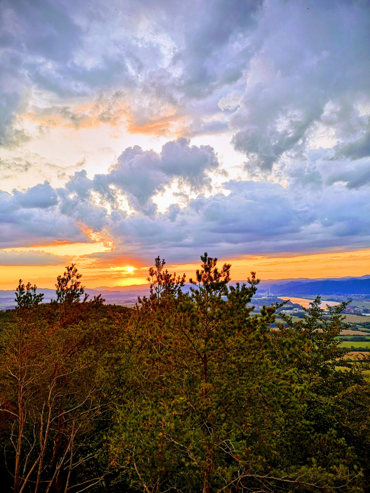 Západ Slnka vyhliadka Špicák Strečno