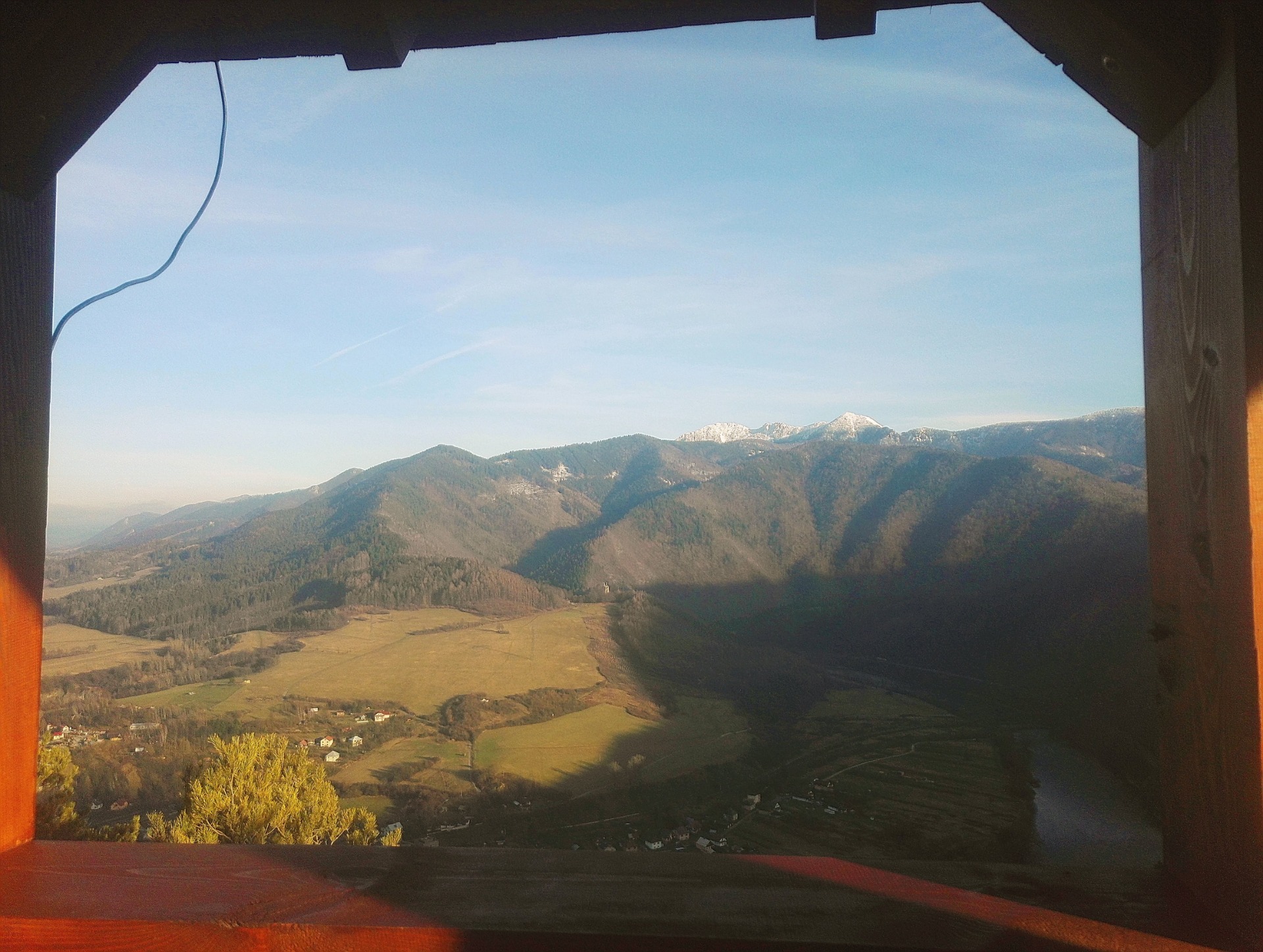 Výhľad vyhliadka Špicák Strečno