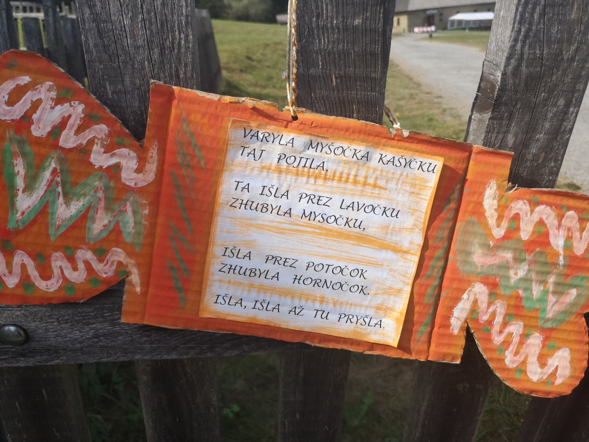 básnička skanzen Svidník